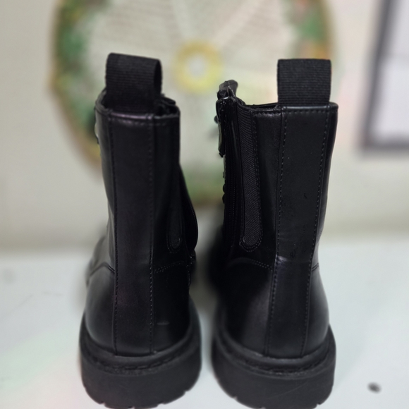 Black Studded Women's Boots - Picture 4 of 5